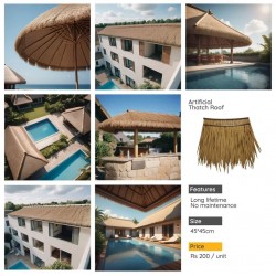 Artificial Thatch Roof