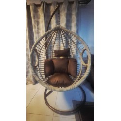 HQ Swing chair with rattan...