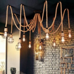 Woody ceiling decor